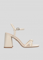 Sandalias Tacon LOLA CRUZ Mod.051Z13BK off white