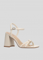 Sandalias Tacon LOLA CRUZ Mod.051Z13BK off white