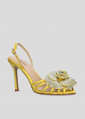 Zapatos Tacon LOLA CRUZ Mod.055Z75BK amarillo