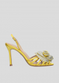 Zapatos Tacon LOLA CRUZ Mod.055Z75BK amarillo