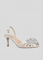 Sandalias Tacon LOLA CRUZ Mod.056Z13BK blanco