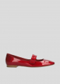 Zapatos planos LOLA CRUZ Mod.083Z26BK rojo