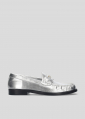 Zapatos planos LOLA CRUZ Mod.098Z19BK plata