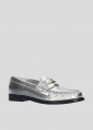 Zapatos planos LOLA CRUZ Mod.098Z19BK plata