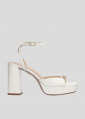 Sandalias de Plataforma LOLA CRUZ Mod.124P13BK blanco