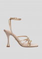 Sandalias Tacon LOLA CRUZ Mod.128Z26BK nude