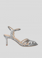 Sandalias Tacon LOLA CRUZ Mod.144Z51BK plata