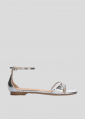 Sandalias Planas LOLA CRUZ Mod.218Z51BK plata