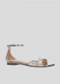 Sandalias Planas LOLA CRUZ Mod.218Z51BK plata