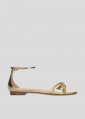 Sandalias Planas LOLA CRUZ Mod.218Z51BK oro