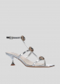 Sandalias Tacon LOLA CRUZ Mod.301Z17BK plata