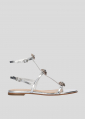 Sandalias Planas LOLA CRUZ Mod.302Z17BK plata