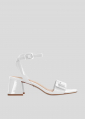 Sandalias Tacon LOLA CRUZ Mod.312Z20BK blanco