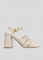 Sandalias Tacon LOLA CRUZ Mod.351Z10BK off white