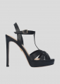 Sandalias de Plataforma LOLA CRUZ Mod.411P10BK negro