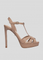 Sandalias de Plataforma LOLA CRUZ Mod.411P10BK nude