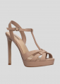 Sandalias de Plataforma LOLA CRUZ Mod.411P10BK nude