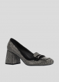 Mocasines LOLA CRUZ Mod.098Z00BK cristal