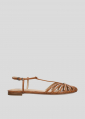 Sandalias Planas LOLA CRUZ Mod.138Z59BK cuero