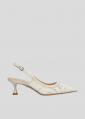 Zapatos de salón LOLA CRUZ Mod.203Z77BK blanco