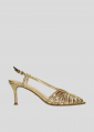 Sandalias Tacon LOLA CRUZ Mod.134Z51BK oro