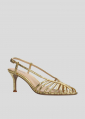 Sandalias Tacon LOLA CRUZ Mod.134Z51BK oro