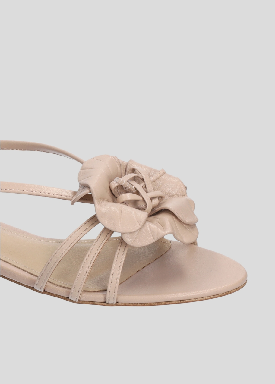 Flat Sandals for women Lola Cruz in leather. Style Tulipa Flats