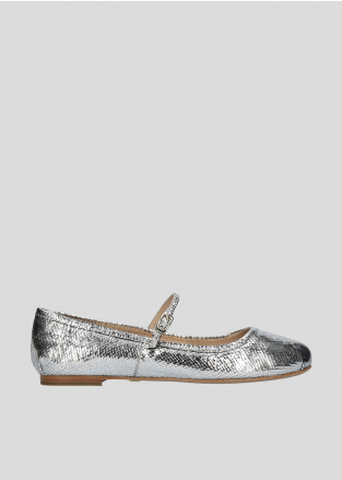 Bailarinas LOLA CRUZ Mod.089Z47BK plata