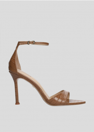 LOLA CRUZ Heeled sandals Mod. 149Z55BK tan