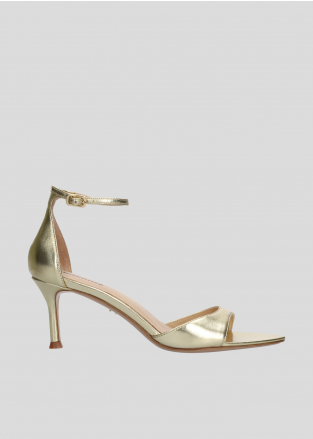 LOLA CRUZ Heeled sandals Mod. 150Z19BK gold