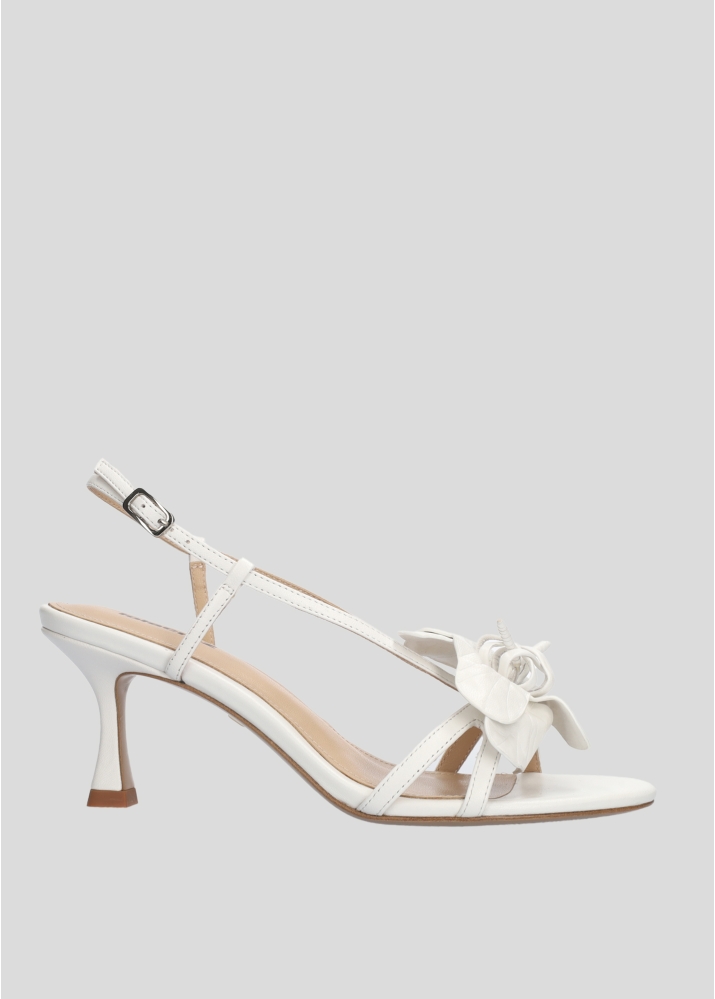 Heeled sandals for women Lola Cruz in leather. Style Tulipa Heel