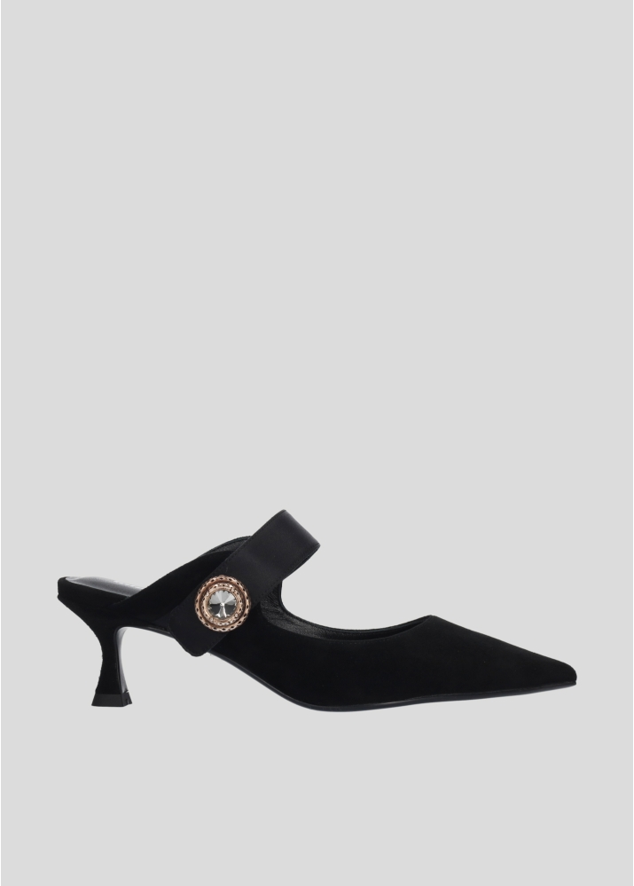 Pumps for women Lola Cruz in suede. Style Kaia Mules 55 Ref