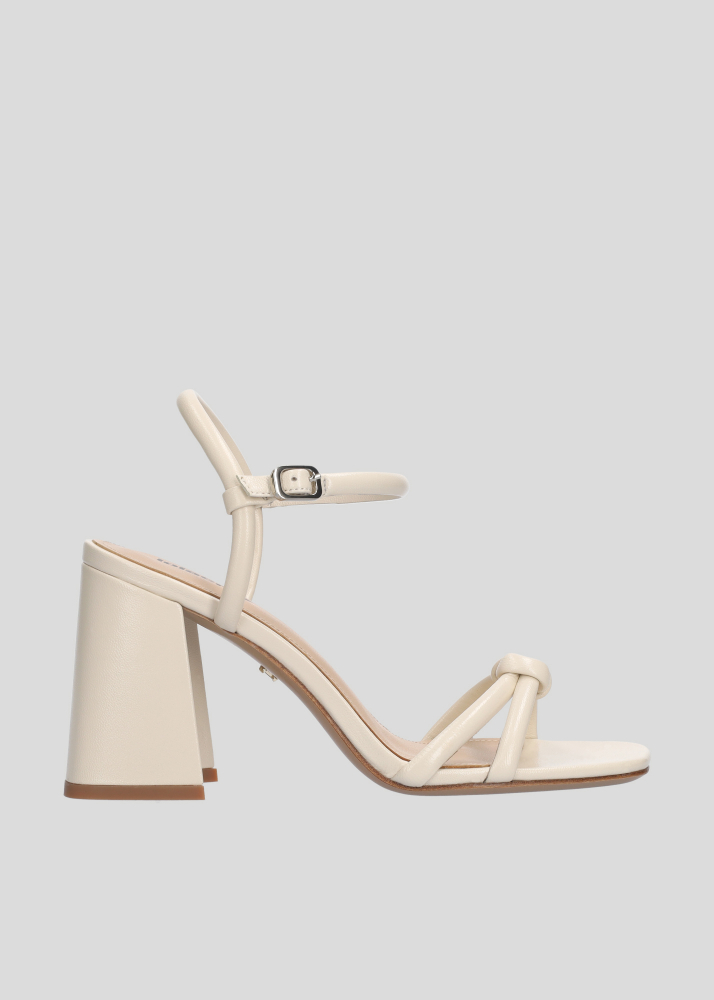 Sandalias Tacon LOLA CRUZ Mod.051Z13BK off white