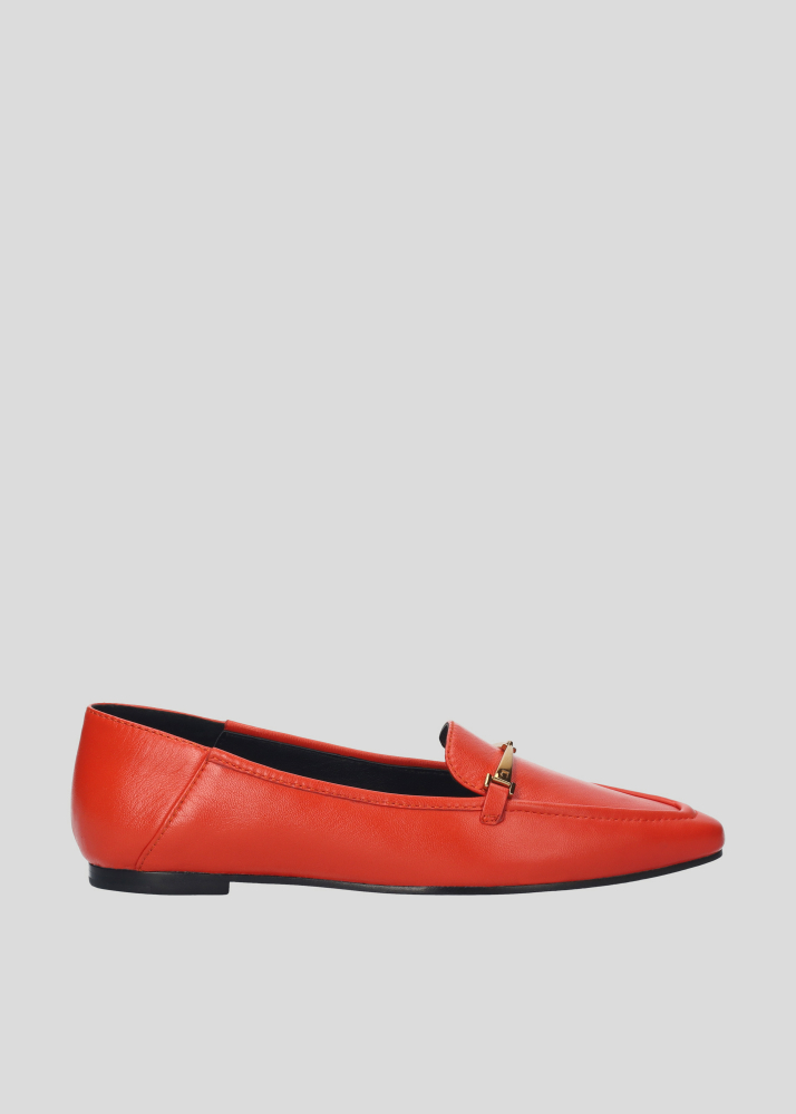 Zapatos planos LOLA CRUZ Mod.094Z13BK rojo