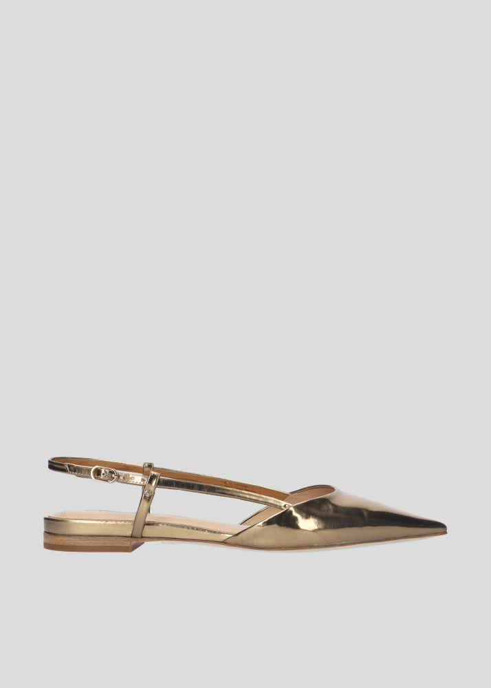 Zapatos planos LOLA CRUZ Mod.109Z17BK bronce