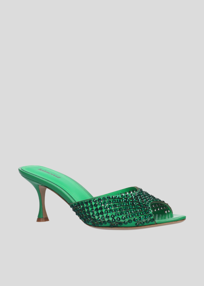 Sandalias Tacon LOLA CRUZ Mod.175Z13BK verde