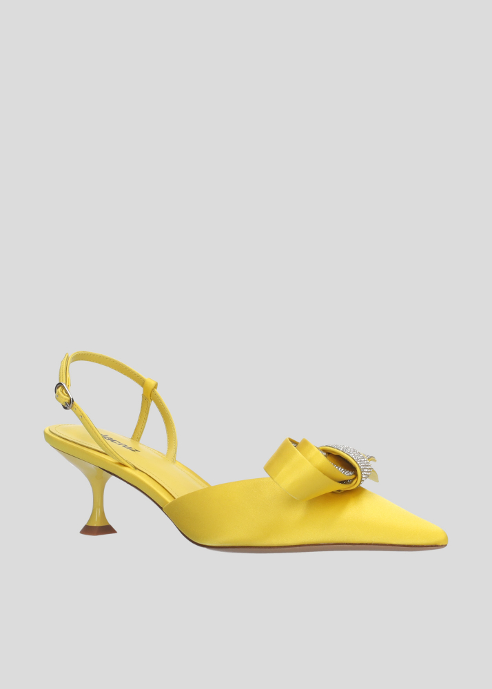 Sandalias Tacon LOLA CRUZ Mod.182Z75BK amarillo