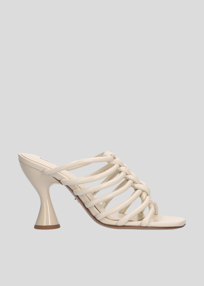 Sandalias Tacon LOLA CRUZ Mod.202Z13BK off white