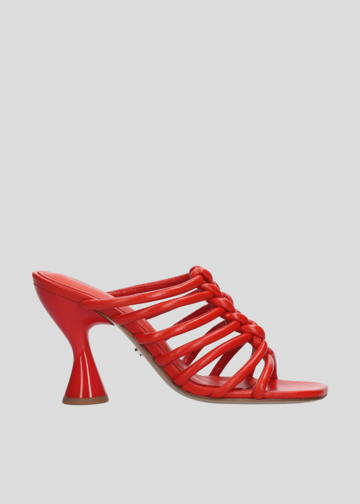 Sandalias Tacon LOLA CRUZ Mod.202Z13BK rojo