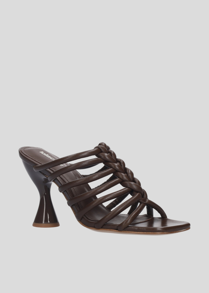 Sandalias Tacon LOLA CRUZ Mod.202Z13BK marron