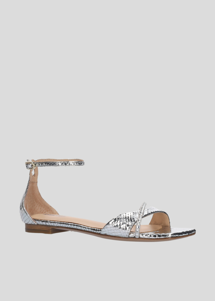 Sandalias Planas LOLA CRUZ Mod.218Z51BK plata