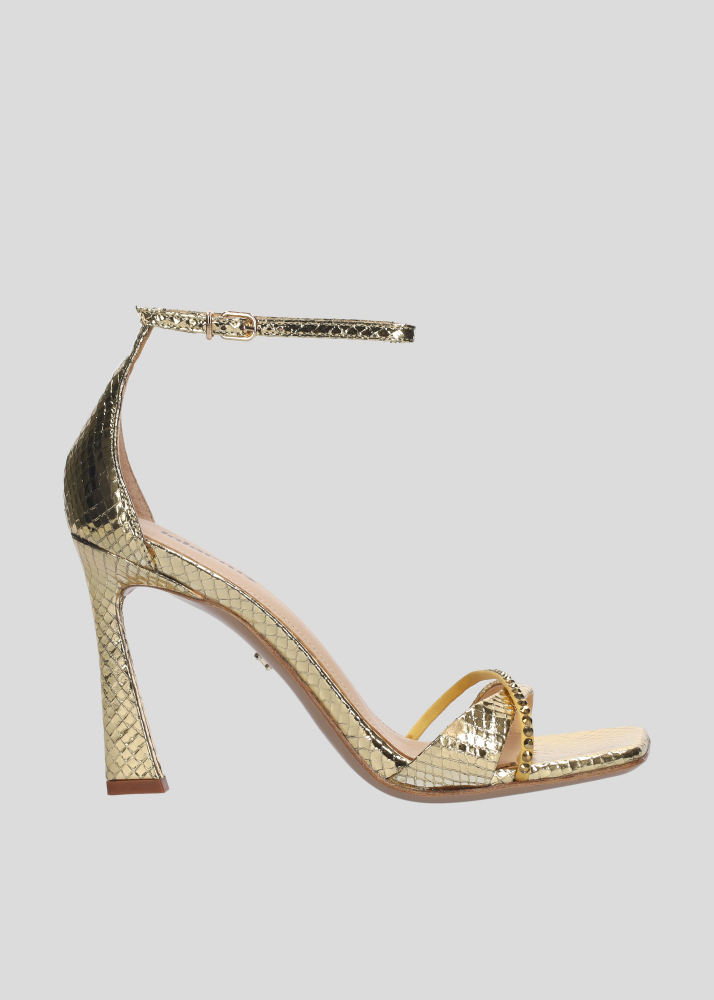 Sandalias Tacon LOLA CRUZ Mod.220Z51BK oro