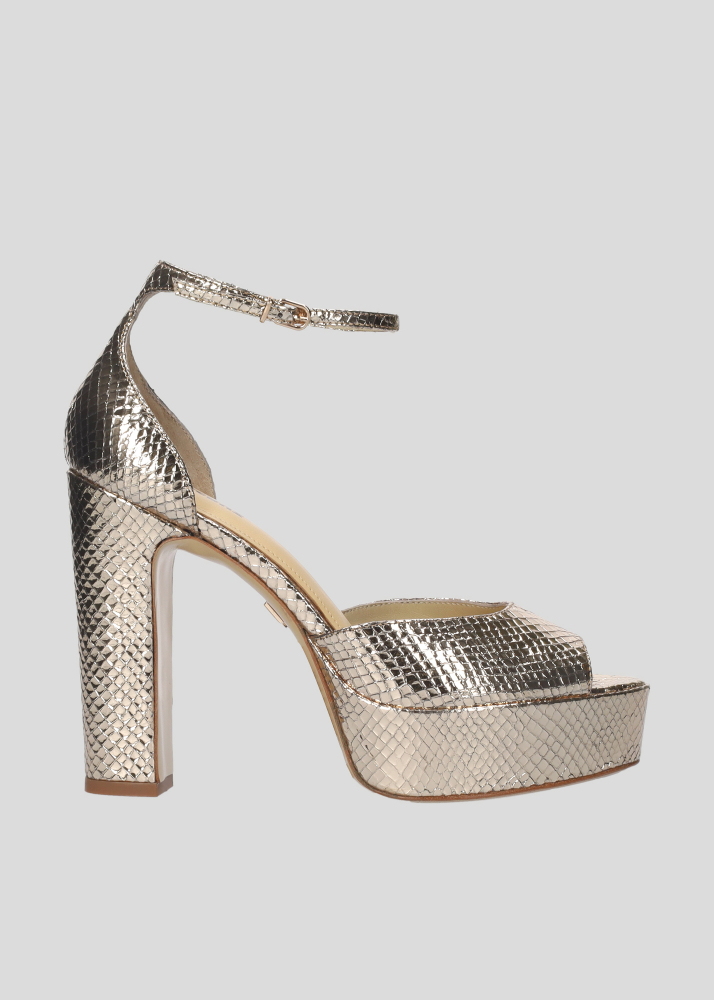 Sandalias Tacon LOLA CRUZ Mod.226P51BK platino