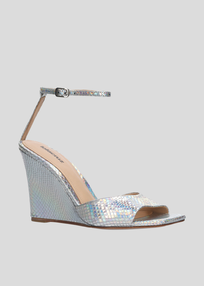 Sandalias Tacon LOLA CRUZ Mod.228Z52BK plata