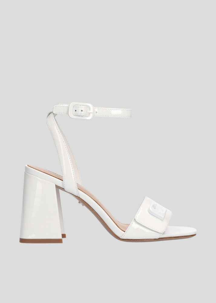 Sandalias Tacon LOLA CRUZ Mod.313Z20BK blanco