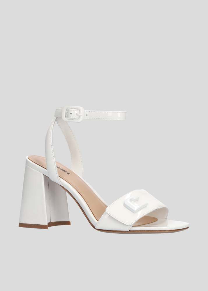 Sandalias Tacon LOLA CRUZ Mod.313Z20BK blanco