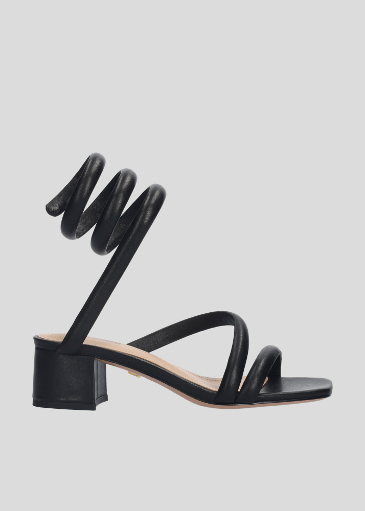 Sandalias Tacon LOLA CRUZ Mod.345Z13BK negro