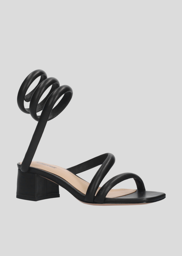 Sandalias Tacon LOLA CRUZ Mod.345Z13BK negro