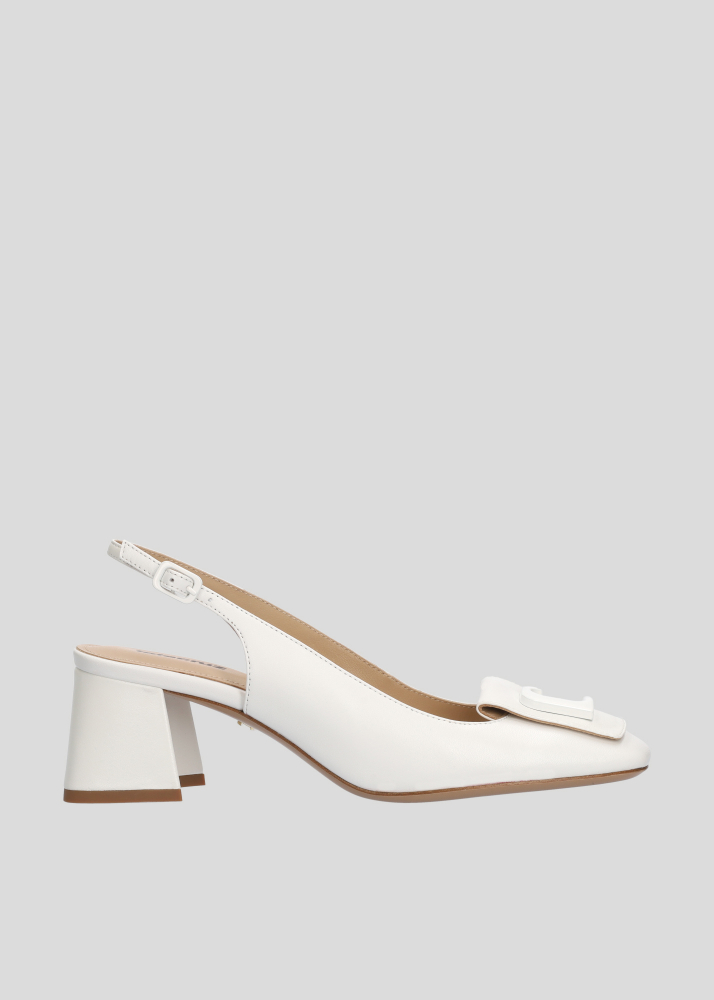 Zapatos de salón LOLA CRUZ Mod.082Z13BK blanco