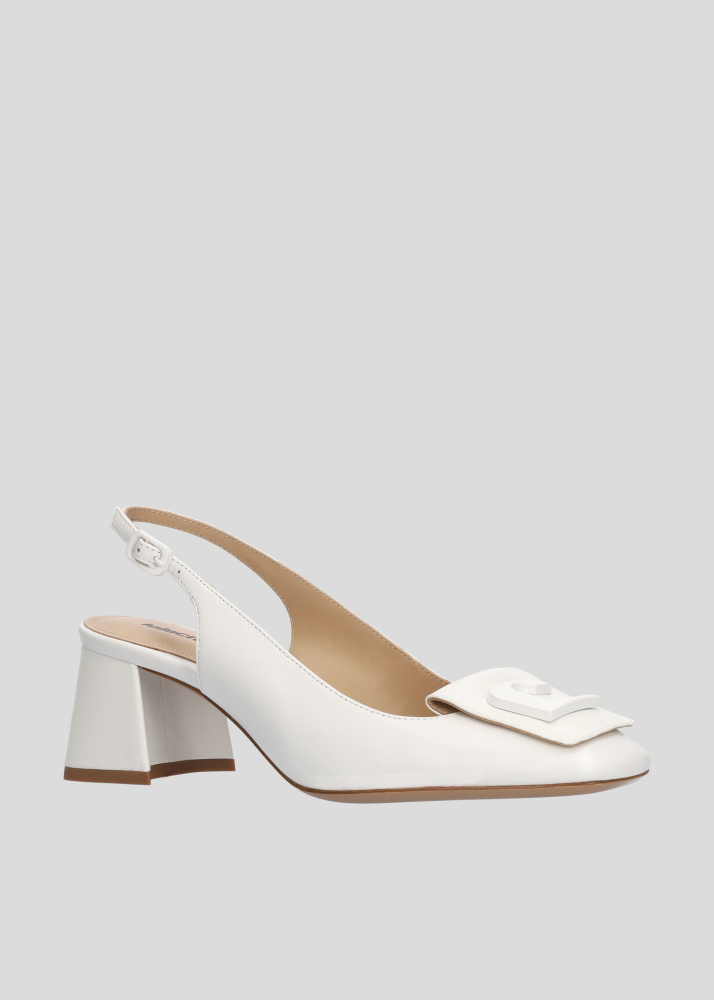 Zapatos de salón LOLA CRUZ Mod.082Z13BK blanco
